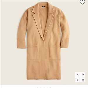 J. Crew Ella Open-Front Long Sweater-Blazer NWT